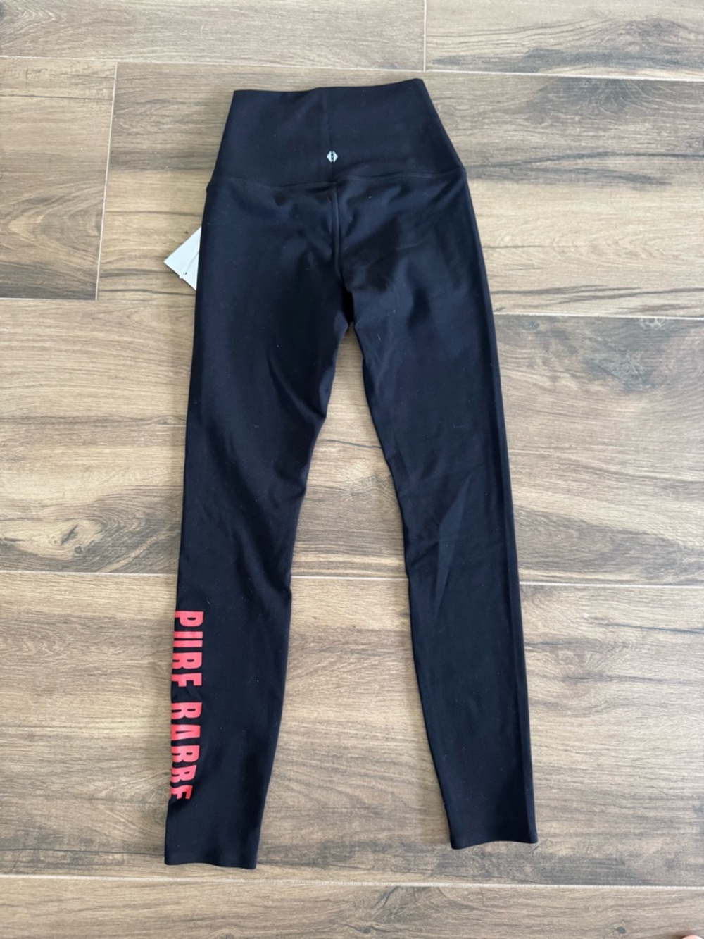 NWT Tavi Pure Barre Black 7/8 High Waisted Leggings